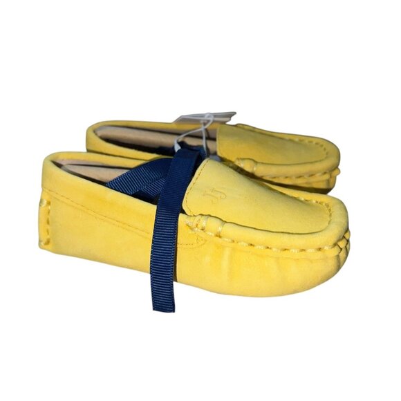 Janie & Jack Sun Shower Yellow Driving Shoe Sz 5 Boys - Picture 2 of 12